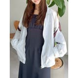 【FILA別注】バイカラースイッチングミドルブルゾン | dazzlin | 詳細画像16 