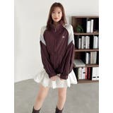 【FILA別注】バイカラースイッチングミドルブルゾン | dazzlin | 詳細画像2 