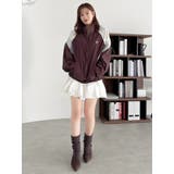 【FILA別注】バイカラースイッチングミドルブルゾン | dazzlin | 詳細画像6 