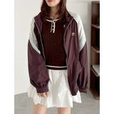 【FILA別注】バイカラースイッチングミドルブルゾン | dazzlin | 詳細画像8 