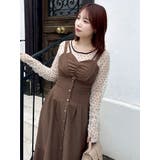 ブラトップレイヤードワンピース | dazzlin | 詳細画像5 