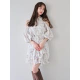 カタアキフリルミニワンピース | dazzlin | 詳細画像2 