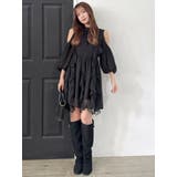 カタアキフリルミニワンピース | dazzlin | 詳細画像40 