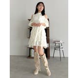 カタアキフリルミニワンピース | dazzlin | 詳細画像44 