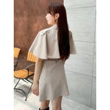 【WEB限定カラーあり】ケープトレンチミニワンピース | dazzlin | 詳細画像49 