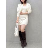 2ピースニットミニワンピース | dazzlin | 詳細画像1 