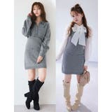 2ピースニットミニワンピース | dazzlin | 詳細画像2 