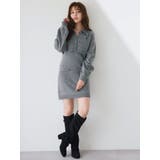 2ピースニットミニワンピース | dazzlin | 詳細画像3 