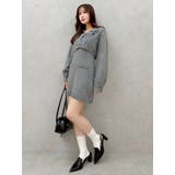 2ピースニットミニワンピース | dazzlin | 詳細画像49 