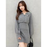 2ピースニットミニワンピース | dazzlin | 詳細画像50 