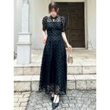 ネックツイスト刺繍レースドレス | dazzlin | 詳細画像10 