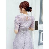 ネックツイスト刺繍レースドレス | dazzlin | 詳細画像26 