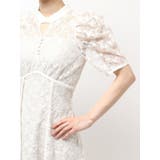 ネックツイスト刺繍レースドレス | dazzlin | 詳細画像31 