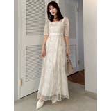 【藤井サチコラボ】ラメ刺繍チュール2WAYスリーブドレス | dazzlin | 詳細画像16