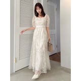 【藤井サチコラボ】ラメ刺繍チュール2WAYスリーブドレス | dazzlin | 詳細画像17