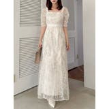 【藤井サチコラボ】ラメ刺繍チュール2WAYスリーブドレス | dazzlin | 詳細画像18