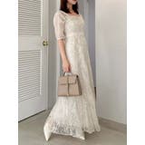 【藤井サチコラボ】ラメ刺繍チュール2WAYスリーブドレス | dazzlin | 詳細画像19