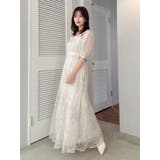 【藤井サチコラボ】ラメ刺繍チュール2WAYスリーブドレス | dazzlin | 詳細画像20