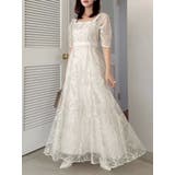 【藤井サチコラボ】ラメ刺繍チュール2WAYスリーブドレス | dazzlin | 詳細画像21