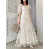 【藤井サチコラボ】ラメ刺繍チュール2WAYスリーブドレス | dazzlin | 詳細画像22