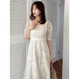 【藤井サチコラボ】ラメ刺繍チュール2WAYスリーブドレス | dazzlin | 詳細画像24