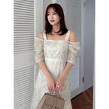 【藤井サチコラボ】ラメ刺繍チュール2WAYスリーブドレス | dazzlin | 詳細画像27