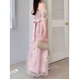 【藤井サチコラボ】ラメ刺繍チュール2WAYスリーブドレス | dazzlin | 詳細画像33