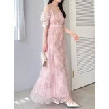 【藤井サチコラボ】ラメ刺繍チュール2WAYスリーブドレス | dazzlin | 詳細画像35