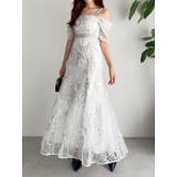 【藤井サチコラボ】ラメ刺繍チュール2WAYスリーブドレス | dazzlin | 詳細画像47