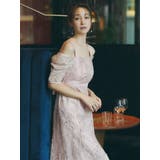 【藤井サチコラボ】ラメ刺繍チュール2WAYスリーブドレス | dazzlin | 詳細画像8