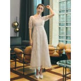 【藤井サチコラボ】ラメ刺繍チュール2WAYスリーブドレス | dazzlin | 詳細画像9