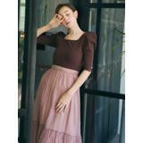 【藤井サチコラボ】パワショルドッキングワンピース | dazzlin | 詳細画像10 