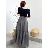 【藤井サチコラボ】パワショルドッキングワンピース | dazzlin | 詳細画像15 