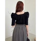 【藤井サチコラボ】パワショルドッキングワンピース | dazzlin | 詳細画像16 