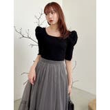 【藤井サチコラボ】パワショルドッキングワンピース | dazzlin | 詳細画像20 