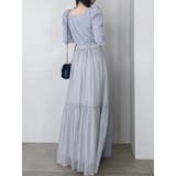 【藤井サチコラボ】パワショルドッキングワンピース | dazzlin | 詳細画像26 