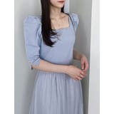 【藤井サチコラボ】パワショルドッキングワンピース | dazzlin | 詳細画像29 