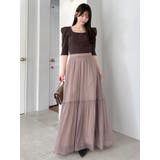 【藤井サチコラボ】パワショルドッキングワンピース | dazzlin | 詳細画像34 