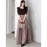 【藤井サチコラボ】パワショルドッキングワンピース | dazzlin | 詳細画像35 