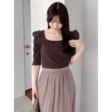 【藤井サチコラボ】パワショルドッキングワンピース | dazzlin | 詳細画像41 