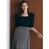 【藤井サチコラボ】パワショルドッキングワンピース | dazzlin | 詳細画像5 