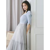 【藤井サチコラボ】パワショルドッキングワンピース | dazzlin | 詳細画像6 