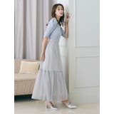 【藤井サチコラボ】パワショルドッキングワンピース | dazzlin | 詳細画像7 