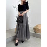 ブラック | 【藤井サチコラボ】パワショルドッキングワンピース | dazzlin