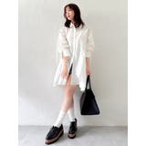 シャツイレフレアミニワンピース | dazzlin | 詳細画像15 