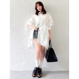 シャツイレフレアミニワンピース | dazzlin | 詳細画像18 