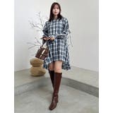 シャツイレフレアミニワンピース | dazzlin | 詳細画像22 