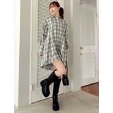 シャツイレフレアミニワンピース | dazzlin | 詳細画像3 