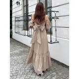 【吉田朱里】パール2wayボリュームワンピース | dazzlin | 詳細画像13 