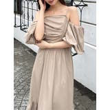 【吉田朱里】パール2wayボリュームワンピース | dazzlin | 詳細画像14 